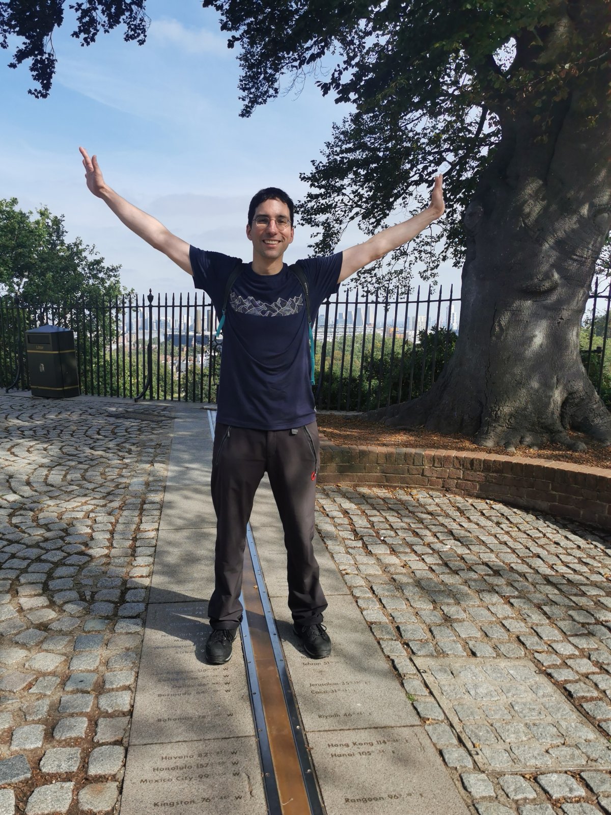 Nullmeridian in Greenwich 