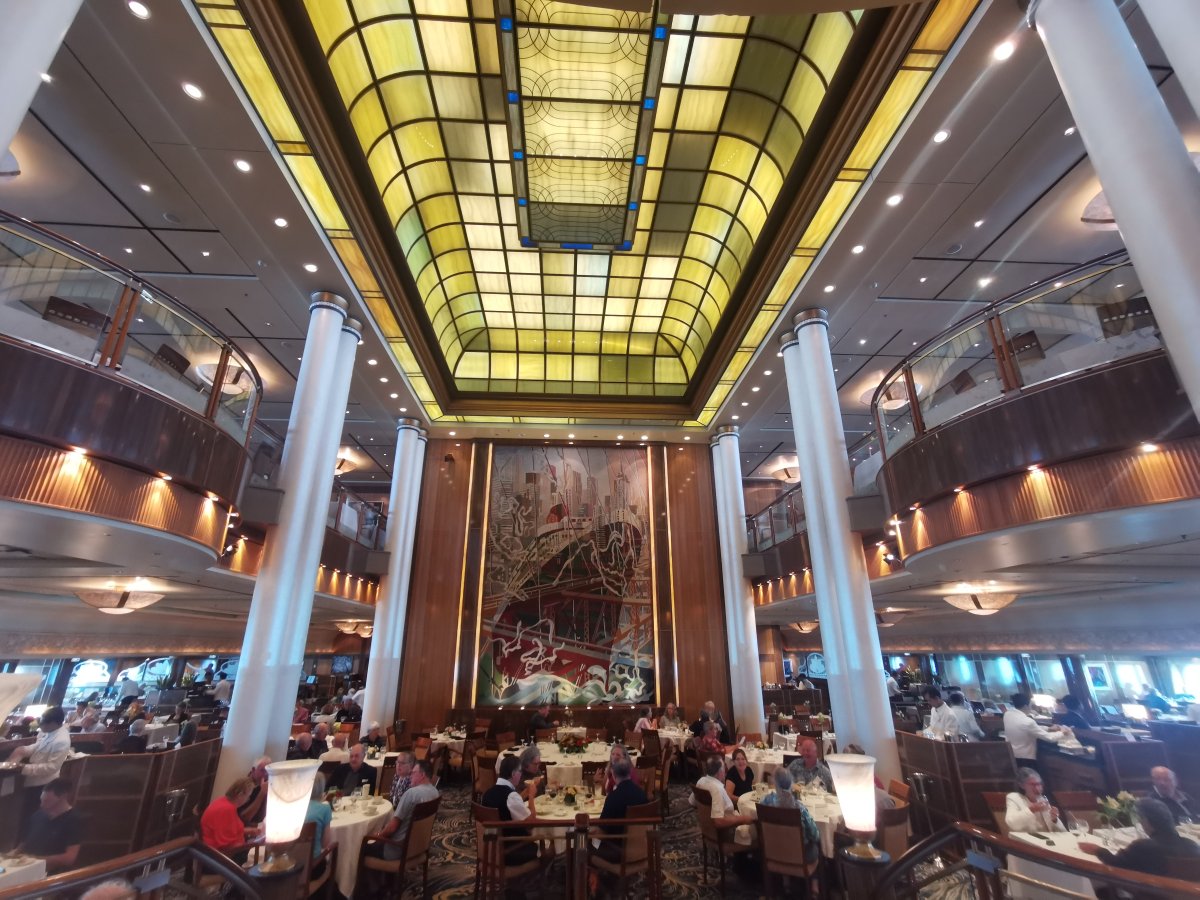 Speisesaal des Restaurants Britannia