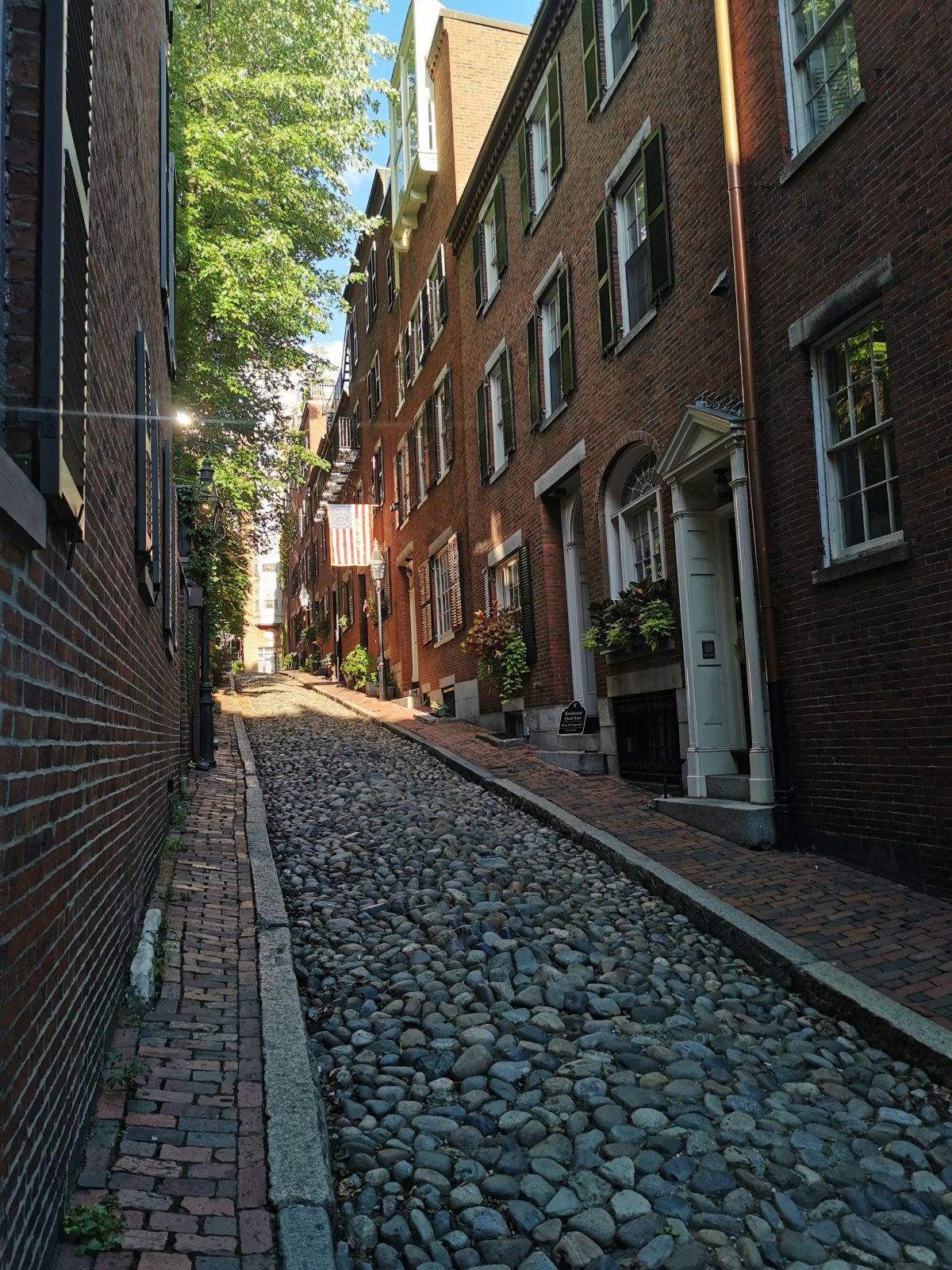 Acorn Street in Beacon Hill