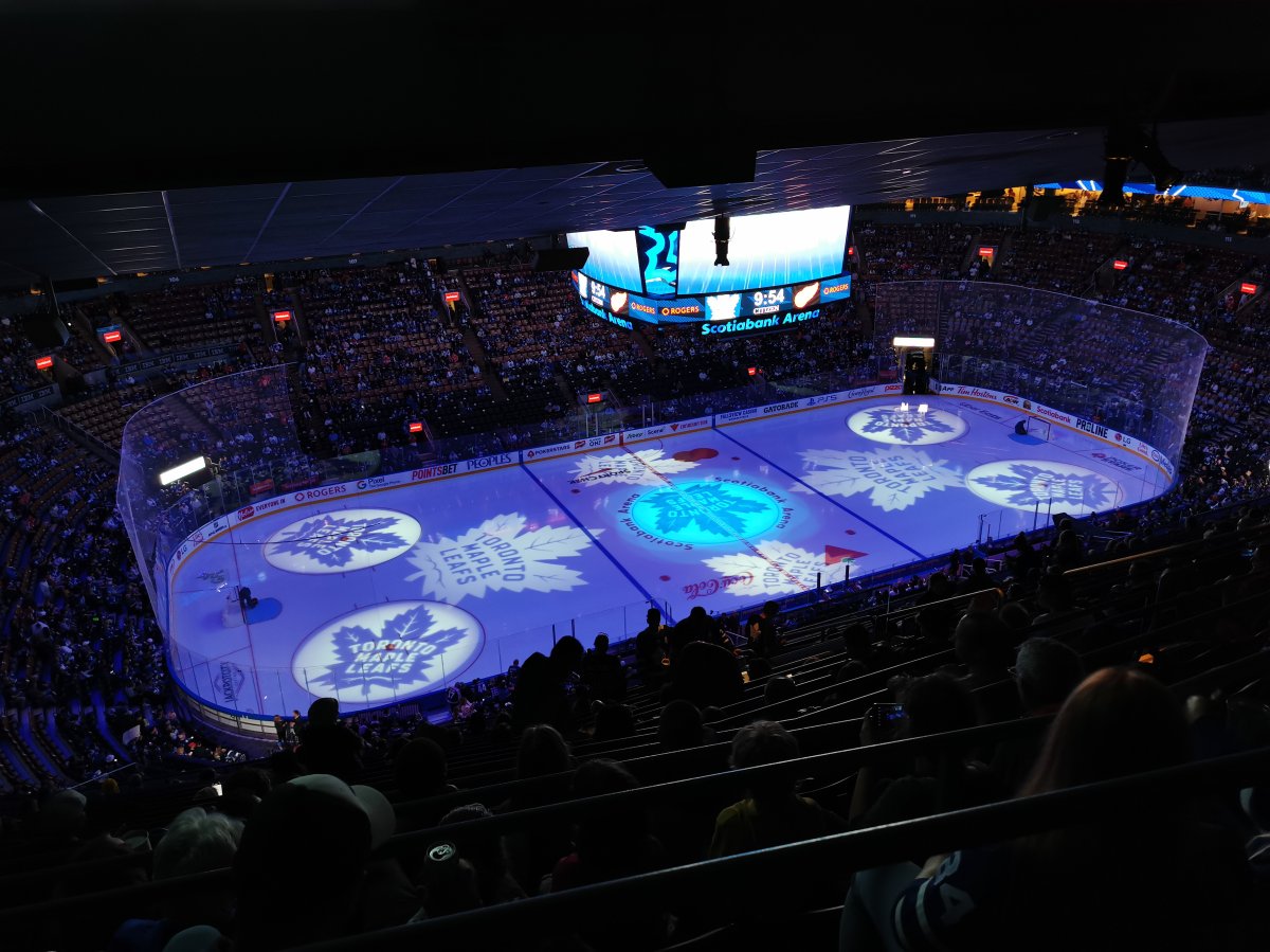 Scotiabank Arena vor Spielbeginn