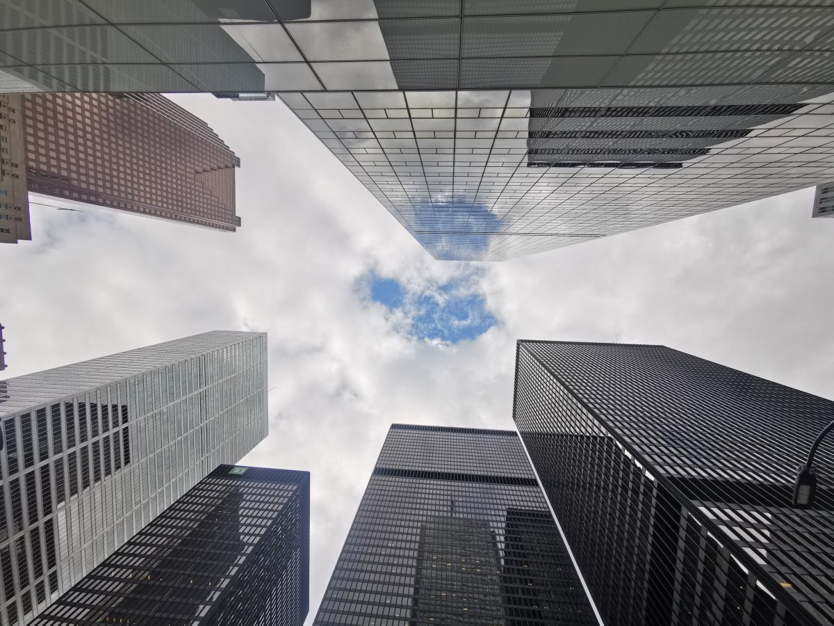 Wolkenkratzer im Finanzdistrikt