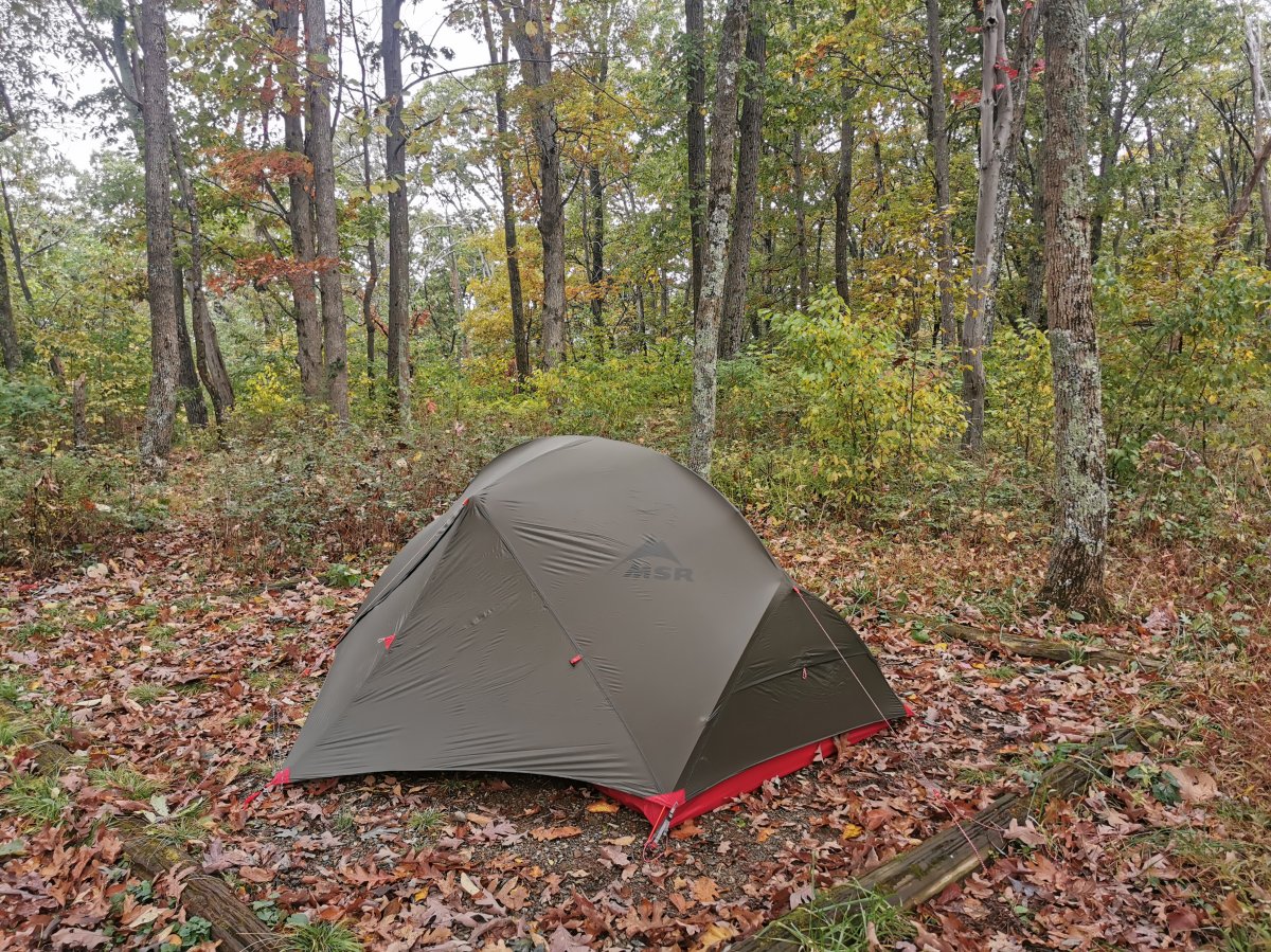 Mein Zelt in Mathews Arms