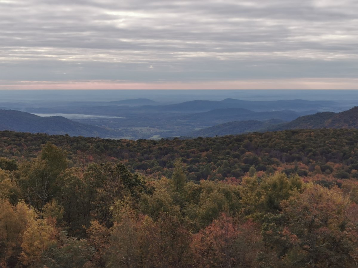 Blick Richtung Osten am Morgen