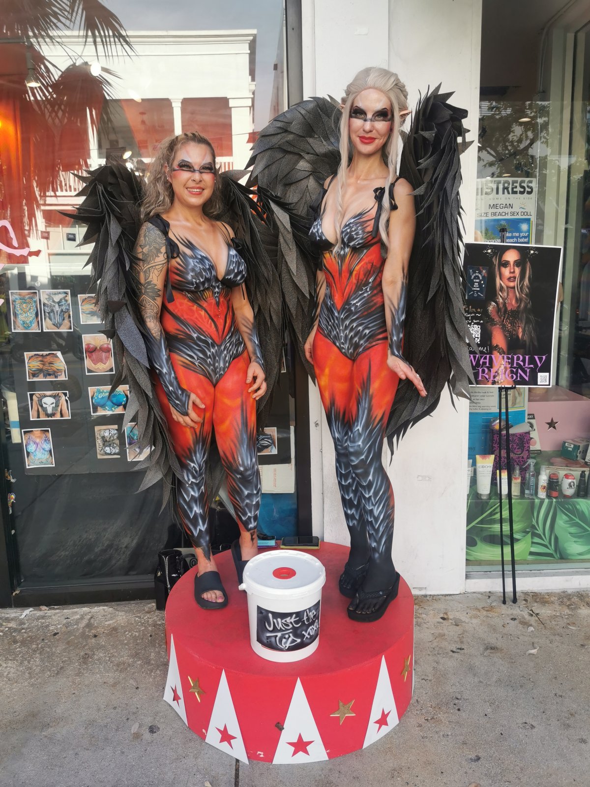 Bodypaintings am Fantasy Fest