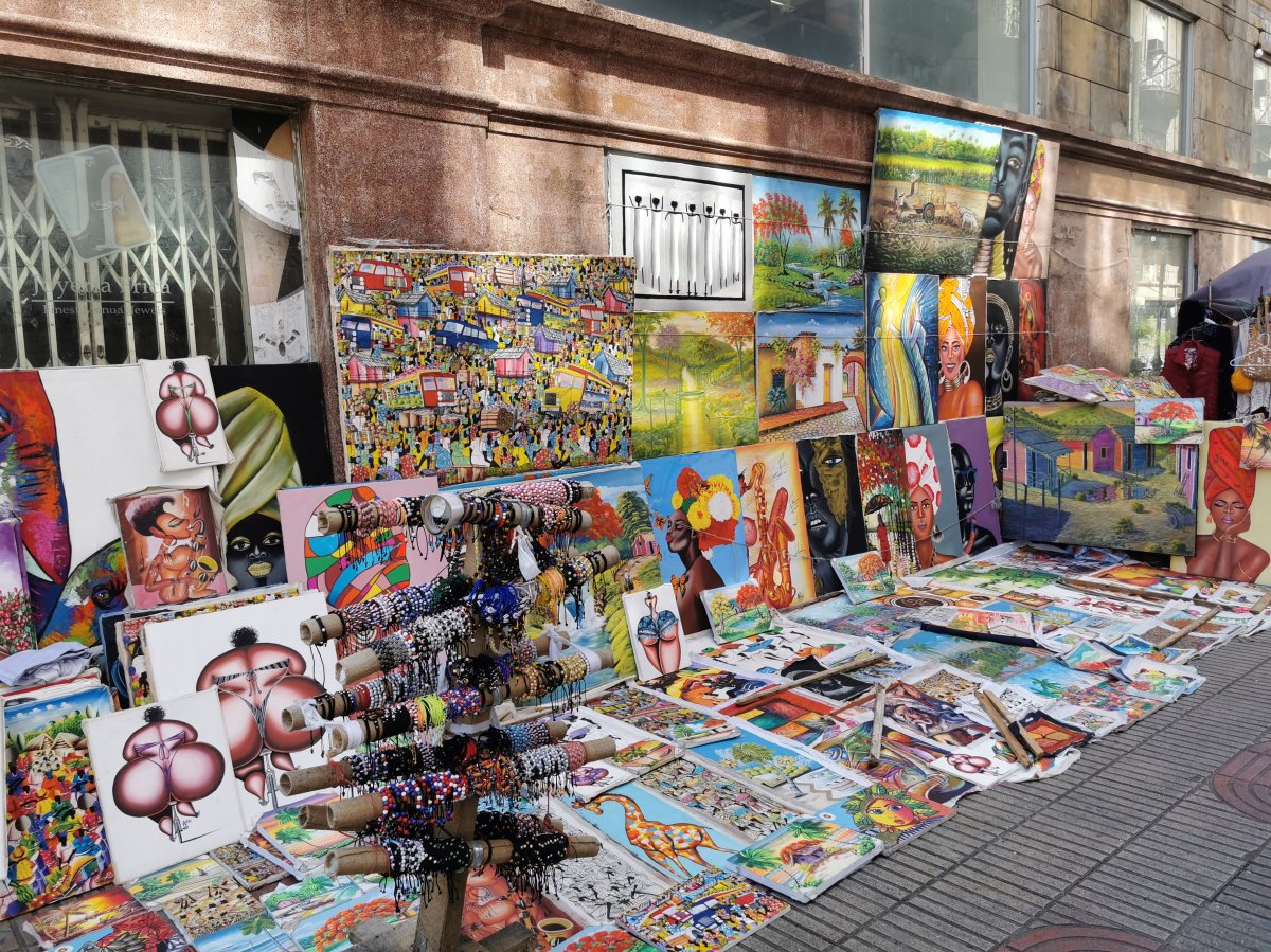 Bilder eines Strassenhändlers