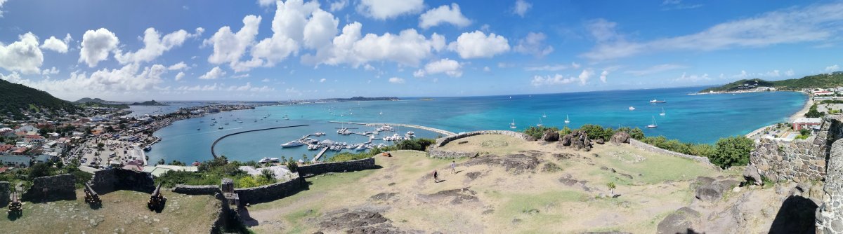 Blick vom Fort Louis