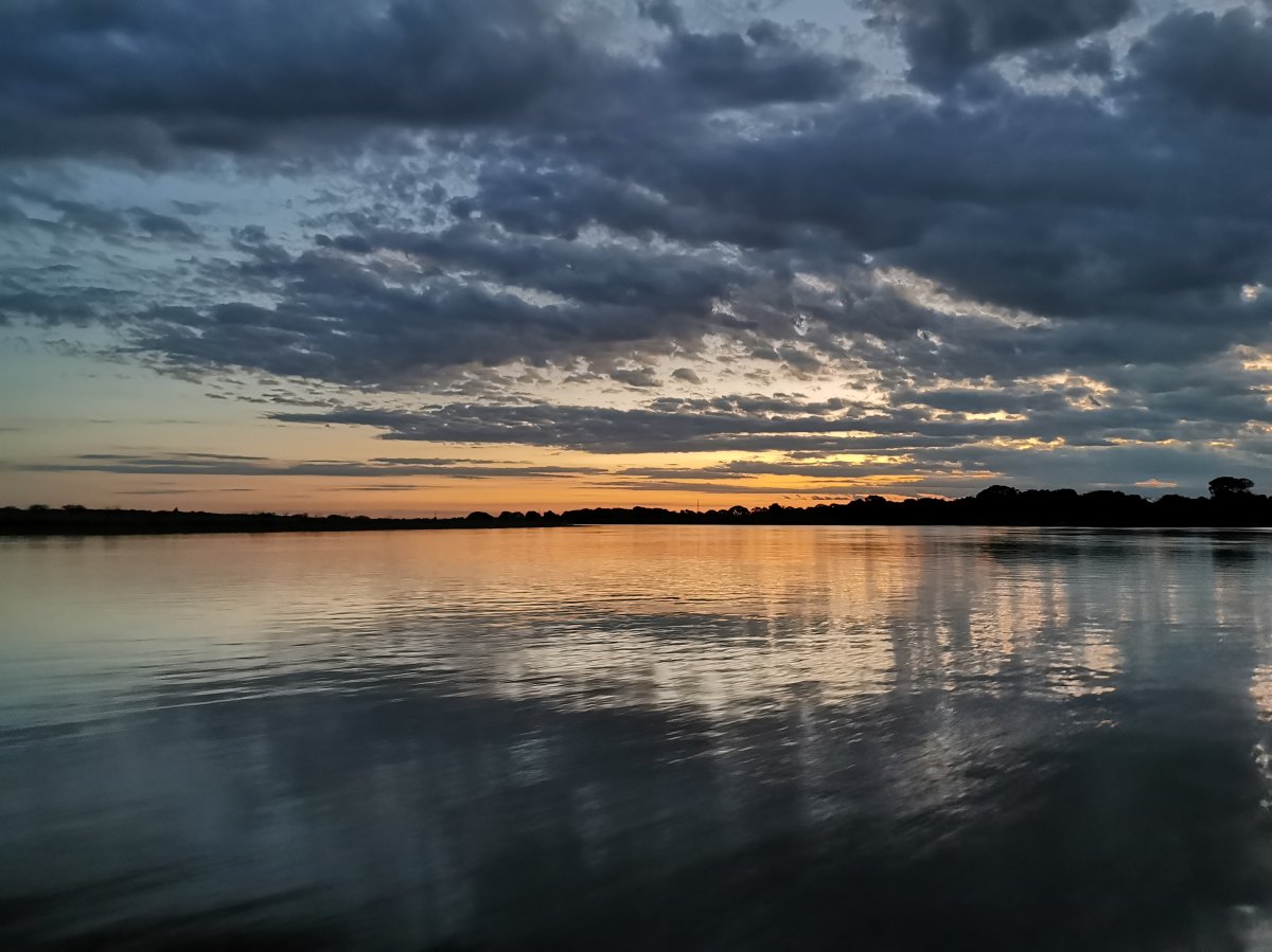 Sonnenuntergang am Río Paraguay