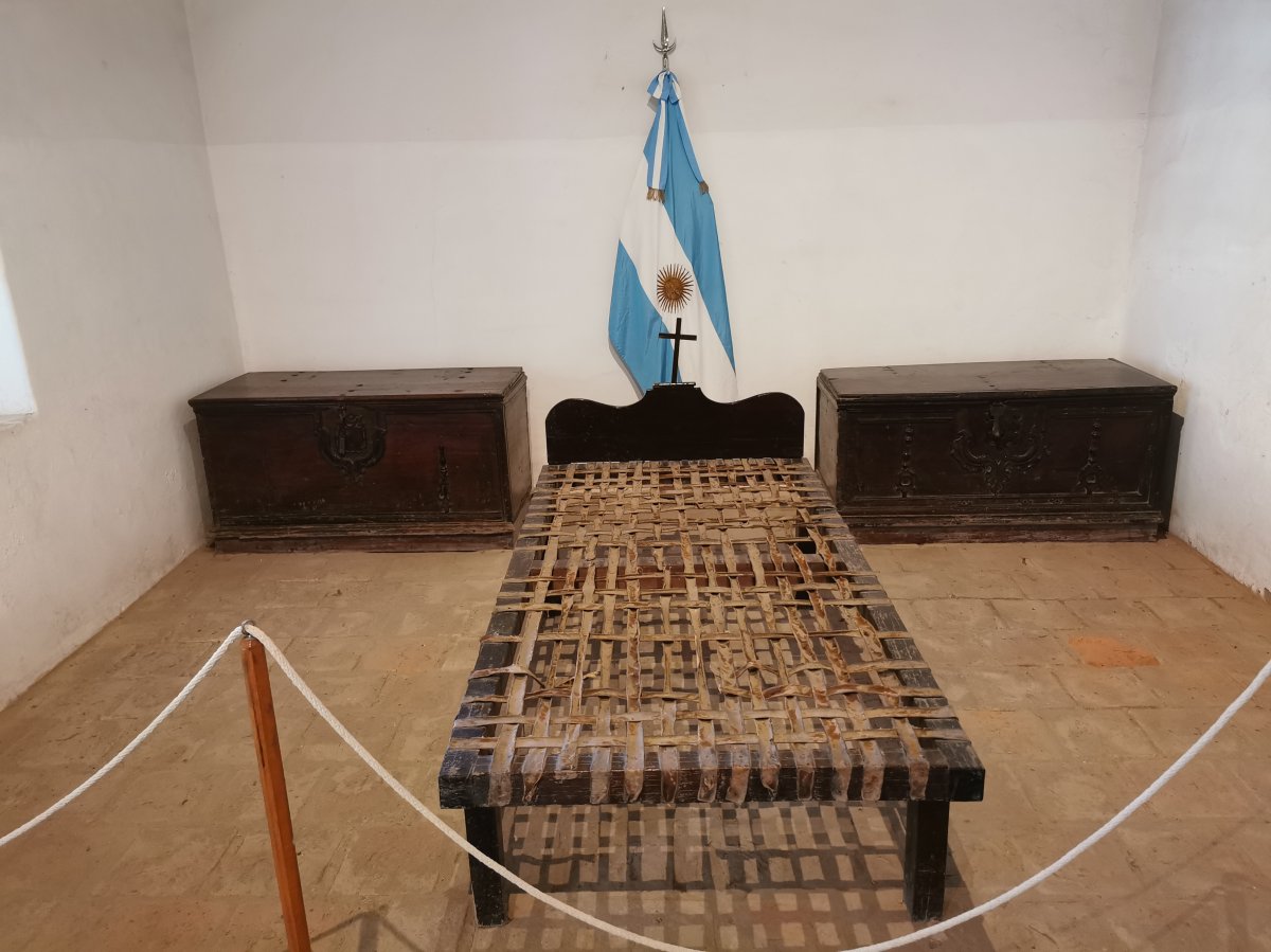 Bett von José de San Martín