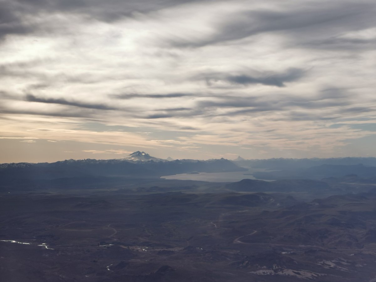 Bariloche vom Flugzeug aus