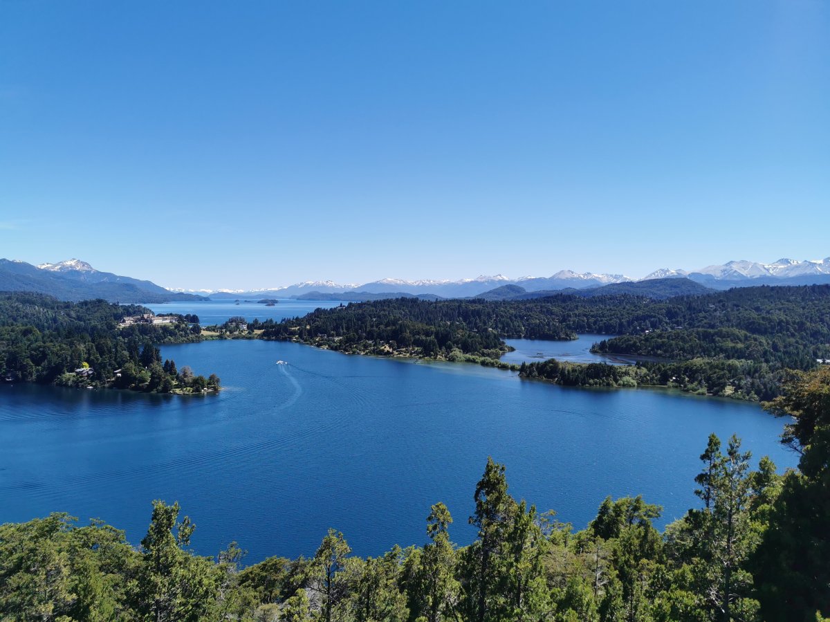 Aussicht auf Lagos Moreno und Nahuel Huapi