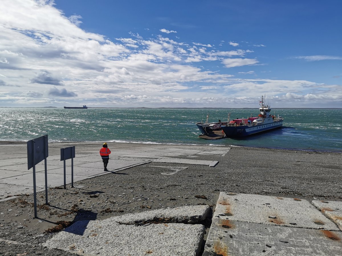 Fähre über die Magellanstrasse