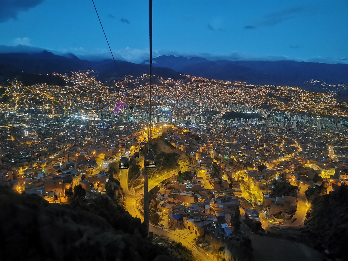 Lichtermeer von La Paz