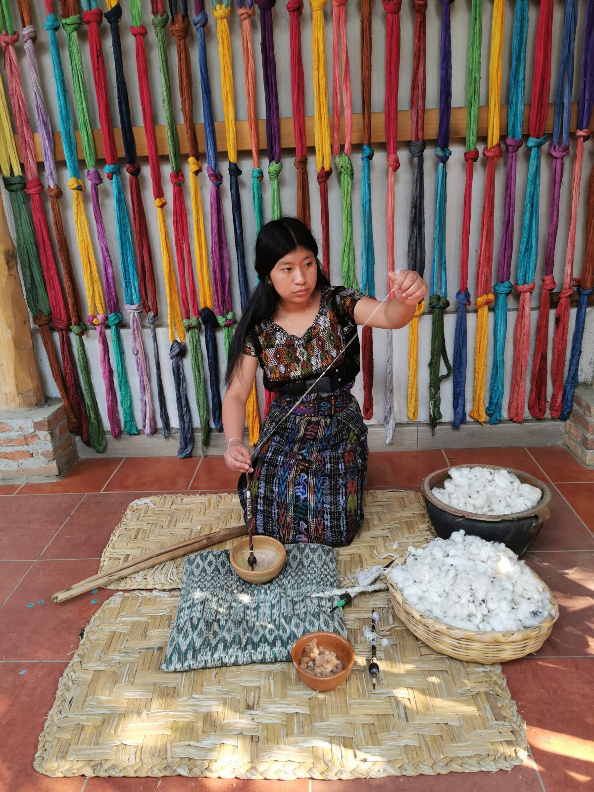 Traditionelle Stoffherstellung