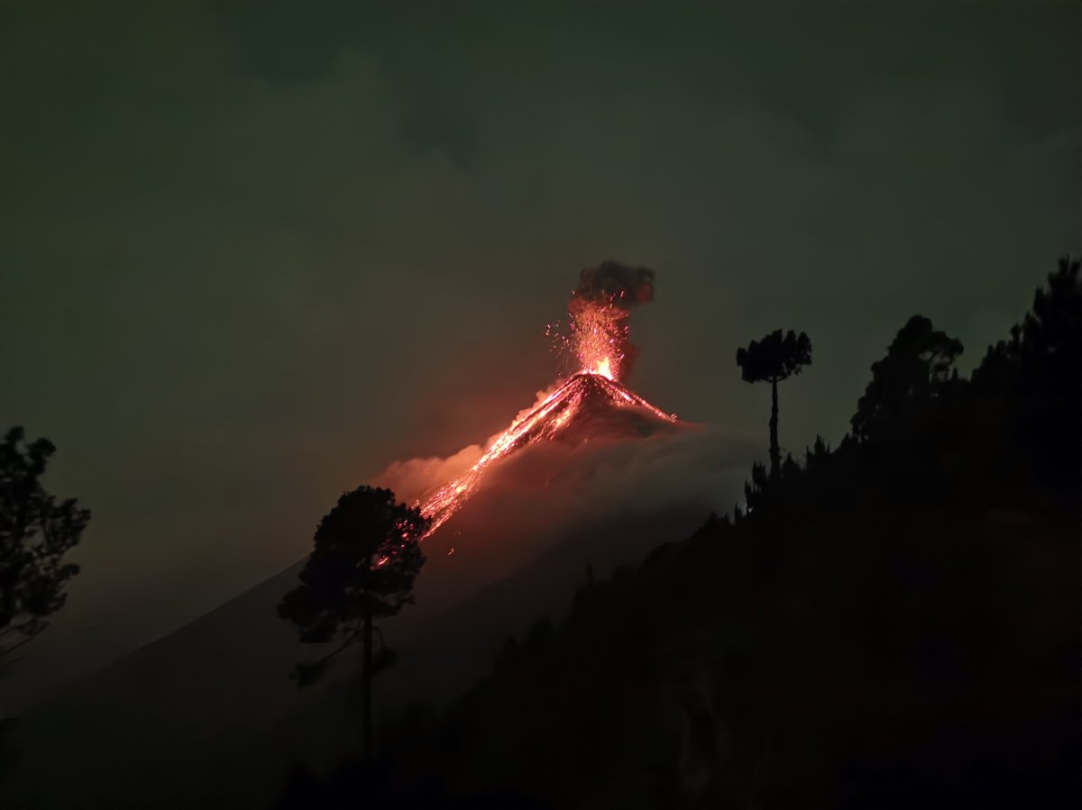 Lava am Volcán de Fuego 