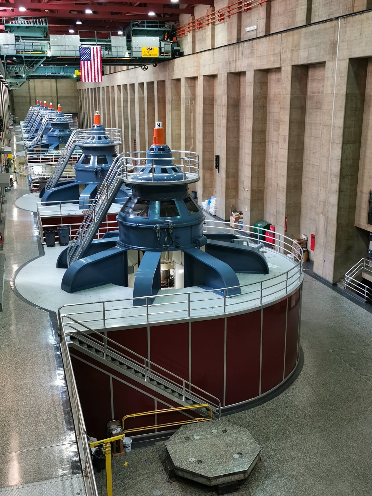 Turbinenraum, Nevada-Seite