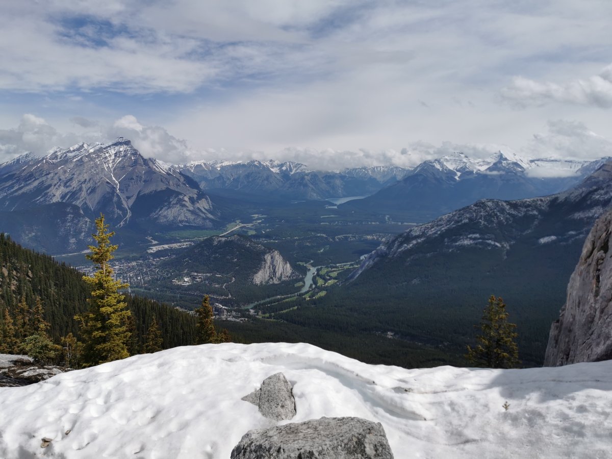 Banff und Bergpanorama