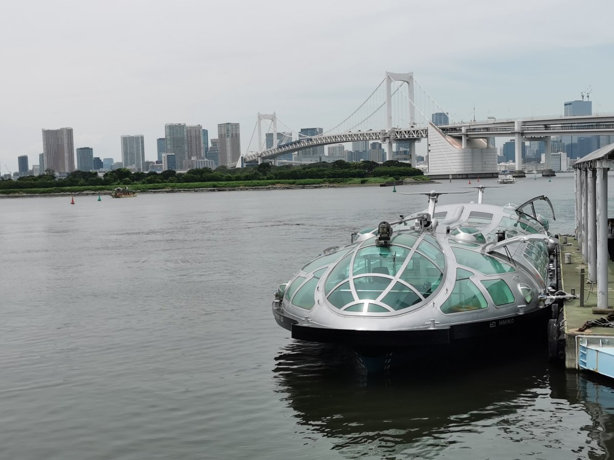 Schiff vorRainbow Bridge
